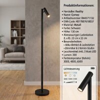 Akku-Stehleuchte Reality Leuchten Gomez 3 Watt LED...