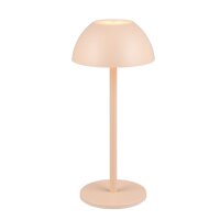 Akku Tischleuchte Reality Ricardo 1,7 Watt LED Sand IP54 3- Stufendimmer Tischlampe