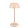 Akku Tischleuchte Reality Ricardo 1,7 Watt LED Sand IP54 3- Stufendimmer Tischlampe