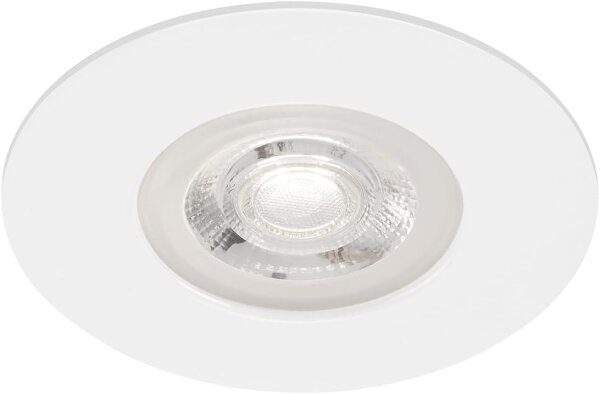 Einbauleuchte Briloner 5 Watt LED Einbauspot Weiß IP44 460 Lumen warmweiß