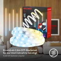 Erweiterungset LED Stripe Briloner ( für 8020-294) Wandpaneele CCT LED Band