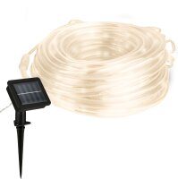 Solarbetriebenes LED Band 1000 cm transparent IP44 Stripe...