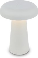 Akku-Leuchte Briloner 2,6 Watt LED Tischlampe Grau Touchdimmer  IP44 Tischlampe