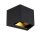 Globo Lighting LED Außenwandleuchte Schwarz Up & Down Lichtkegel einstellbar 6W 50lm IP54 (