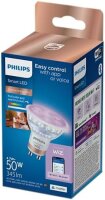 Leuchtmittel Philips GU10 4,7 Watt LED WIZ 345 Lumen RGB...