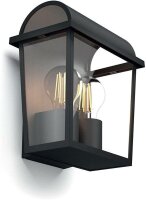 Philips Harvest Außenwandleuchte 2x E27 Aluminium Schwarz