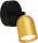 Strahler Briloner GU10 Spot Wandleuchte Schwarz-Gold Wandlampe