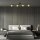 Strahler Briloner 4er Spot Deckenlampe GU10 Fassung Schwarz-Gold Deckenleuchte
