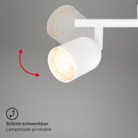 Strahler Briloner 2er Spot Deckenleuchte Weiß...