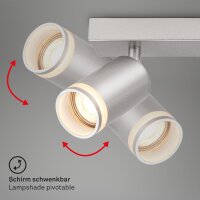 Strahler Briloner 3er Spot Chrom matt Deckenlampe GU10 Fassung Deckenleuchte