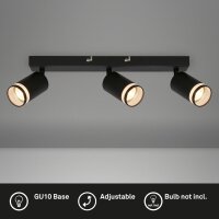 Strahler Briloner 3er Spot Deckenlampe Schwarz GU10...