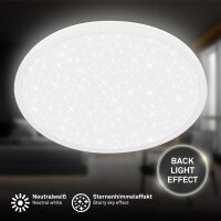 Deckenleuchte Briloner 22 Watt LED Sternenhimmel...