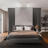 Strahler Briloner 2er Spot Grau-Coffe Deckenlampe GU10...