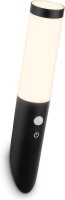 Akku-Wandleuchte Akku-Leuchte, Schwarz, 6,5 Watt, 700lm, 3000K, 6,5 x 6 x 35 cm – Briloner