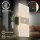 Akku-Leuchte Briloner 2,5 Watt LED Wandleuchte Bewegungsmelder Nickelmatt Wandlampe Montage ohne Bohren