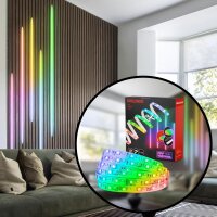 Erweiterungs-Set (für 8022-252)  LED Band Briloner Wandpaneele RGB 2,6m
