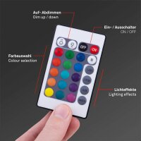 LED Band Briloner 6 Watt LED Stripe 4 Meter RGB Fernbedienung USB-Anschluß