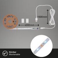 LED Band Briloner 6 Watt LED Stripe 4 Meter RGB Fernbedienung USB-Anschluß