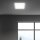 Deckenleuchte Briloner 12 Watt LED Deckenlampe Weiß 19 x 19 cm 4000K