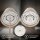 Akku-Leuchte Briloner 2,5 Watt LED Tischleuchte Flaschenleuchte RGBW 3-in1 Tischlampe Beige IP44 Touchdimmer