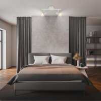 Strahler Briloner 2er Spot GU10 Fassung Deckenleuchte Altweiß 27,5 cm Deckenlampe