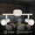 Strahler Briloner 2er Spot GU10 Fassung Deckenleuchte Altweiß 27,5 cm Deckenlampe
