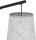 Stehleuchte Eglo Alsager Standlampe Filz Grau Metall Schwarz 170 cm
