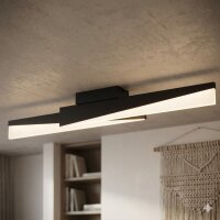 Deckenleuchte Eglo Isidro 2 x 11 Watt LED schwarz...