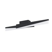 Deckenleuchte Eglo Isidro 2 x 11 Watt LED schwarz Deckenlampe dimmbar
