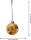 Weihnachtskugel Eglo beleuchtet LED 10 cm Amber Batterie-Betrieb Timer Deko