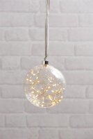 Weihnachtskugel Eglo beleuchtet LED 15 cm klar...