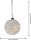 Weihnachtskugel Eglo beleuchtet LED 15 cm klar Batterie-Betrieb Timer Deko