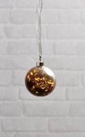 Weihnachtskugel Eglo beleuchtet LED 10 cm Schwarz...