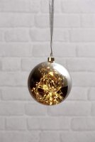 Weihnachtskugel Eglo beleuchtet LED 15 cm Schwarz...