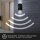 Akku-Leuchte Briloner Wandleuchte 6 Watt LED IP44 Schwarz Sensor Wandlampe