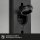 Akku-Leuchte Briloner Wandleuchte 6 Watt LED IP44 Schwarz Sensor Wandlampe