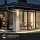 Akku-Leuchte Briloner Außenlampe 5,8 Watt LED Sensor Chrom-Matt Wandlampe IP44 Gartenleuchte