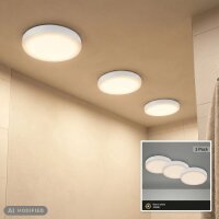 LED Einbauspots, Weiß, Bohrloch 5,6 cm, 3x3W,...