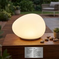 Solarleuchte Eglo Stein Z_Solar 16,5 cm Gartenleuchte...