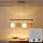 4-flammige Pendelleuchte Townshend, Weiß-Vintage / Weiß / Braun, 4 x E27 max. 60W – Eglo