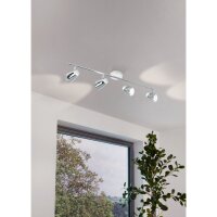 Strahler Eglo Moncalvio 1 Spot 4 x 5 Watt LED GU10 Chrom...