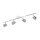 Strahler Eglo Moncalvio 1 Spot 4 x 5 Watt LED GU10 Chrom Weiß Deckenlampe