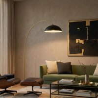 Stehleuchte Eglo Roscoff 21 Watt LED Schwarz - Gold...