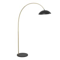 Stehleuchte Eglo Roscoff 21 Watt LED Schwarz - Gold Stehlampe 180 cm Standlampe Dimmer