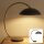 Tischlampe Roscoff, Schwarz-Gold, 10,5 Watt, 1100lm, 3000K, 55 x 25 x 46 cm – Eglo