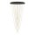 Pendelleuchte Eglo Trepuco 8 x 4,2 Watt LED Schwarz Messing 78 cm Pendellampe dimmbar