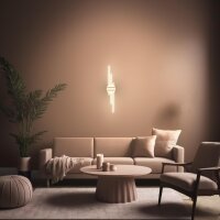 LED Deckenlampe Frame, Coffee, 21 Watt, 2400lm, 3000K, 78,5 x 16 x 7,5 cm – Briloner