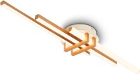 LED Deckenleuchte Frame, Coffee, 21 Watt, 78,5 x 16 x 7,5...