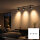 Schienenleuchte Zilo EasyLink Schwarz, 3 Spots GU10 schwenkbar, 1 m Schiene – Philips