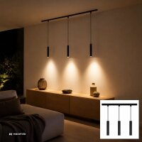 Pendelleuchte Paxie Starter Set Schwarz, 3 x GU10 höhenverstellbar, 1 m EasyLink Schiene – Philips